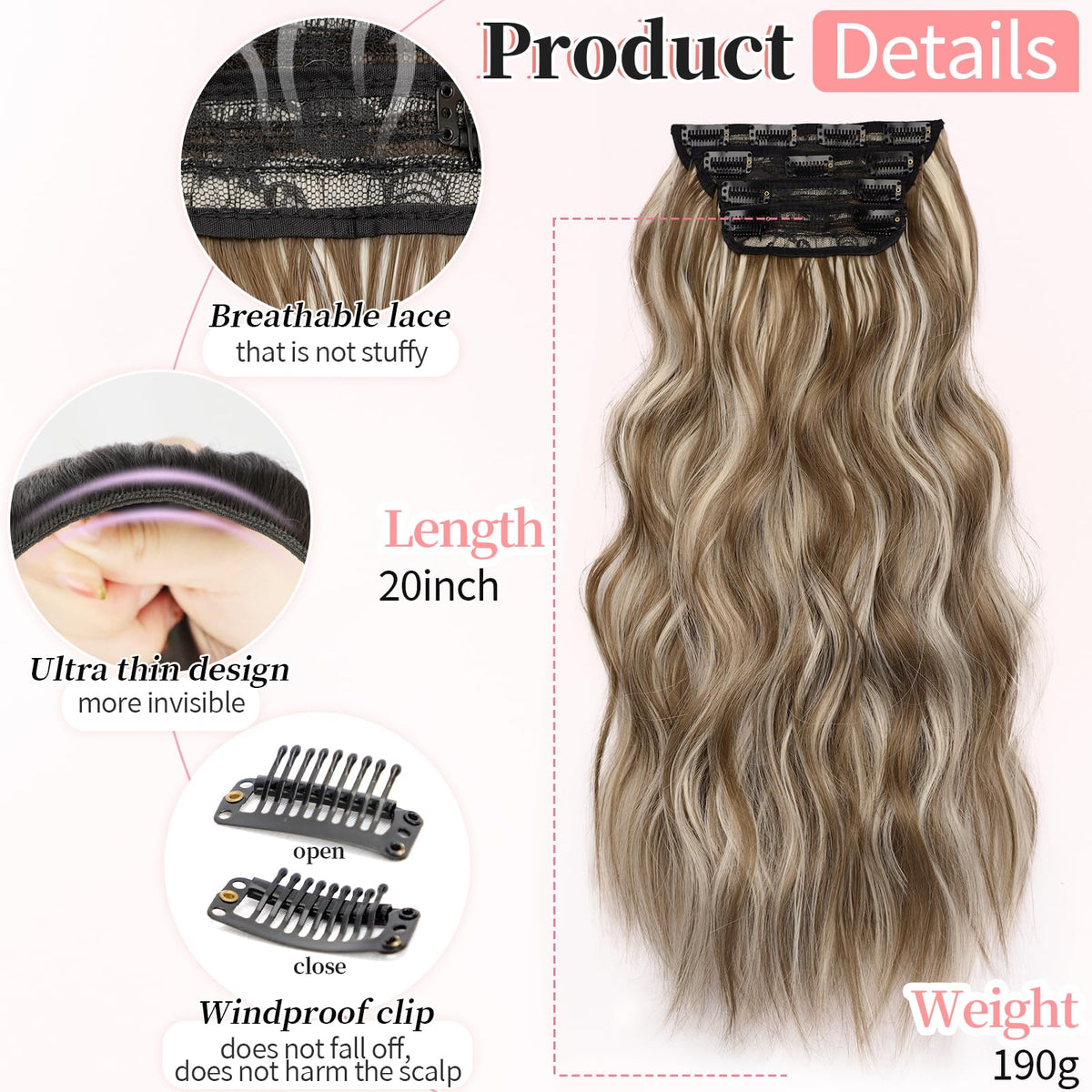 KooKaStyle hair extensions packaging and contents