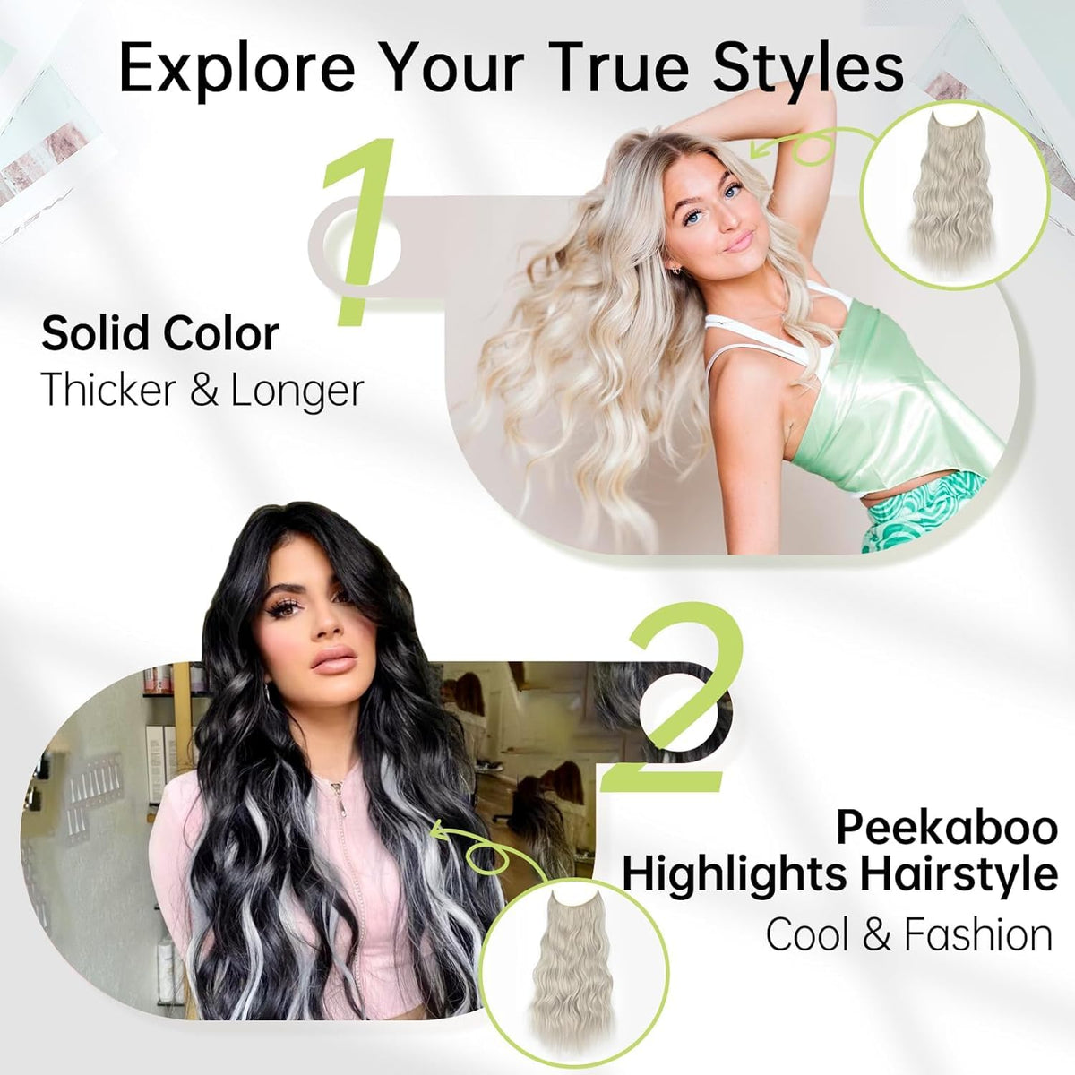 KooKaStyle Hair Extensions packaging and contents