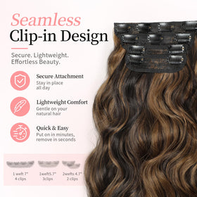 KooKaStyle hair extensions packaging with product details