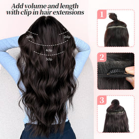 KooKaStyle Hair Extensions showcasing the ombre effect