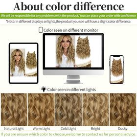 KooKaStyle hair extensions showing adjustable wire