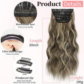 KooKaStyle hair extensions showing clips and wefts