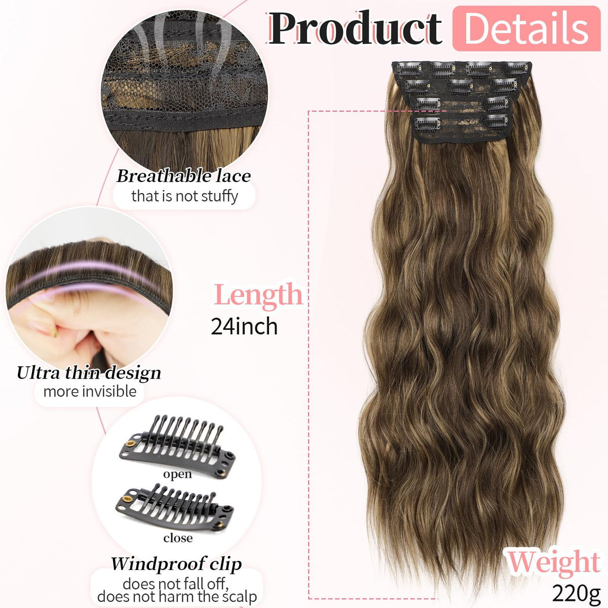 KooKaStyle hair extensions showing colour gradient