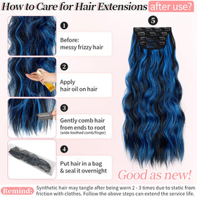 KooKaStyle Hair Extensions showing different widths