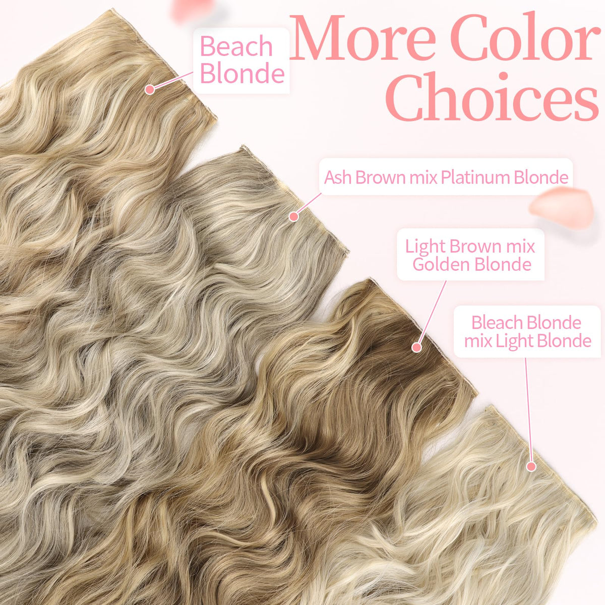 KooKaStyle hair extensions showing length and wave pattern