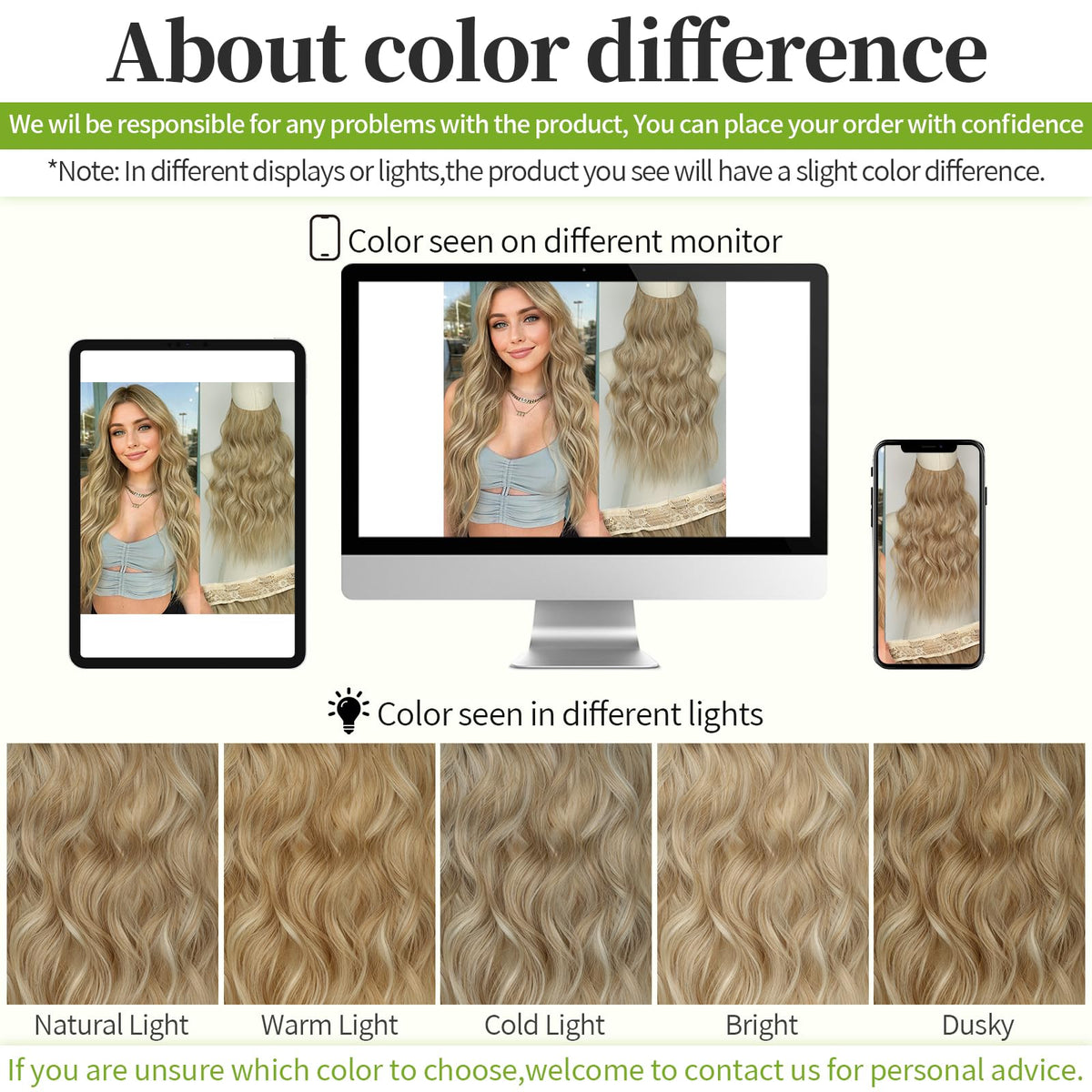 KooKaStyle Hair Extensions showing secure fit