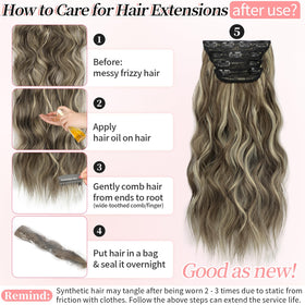 KooKaStyle hair extensions showing various weft sizes