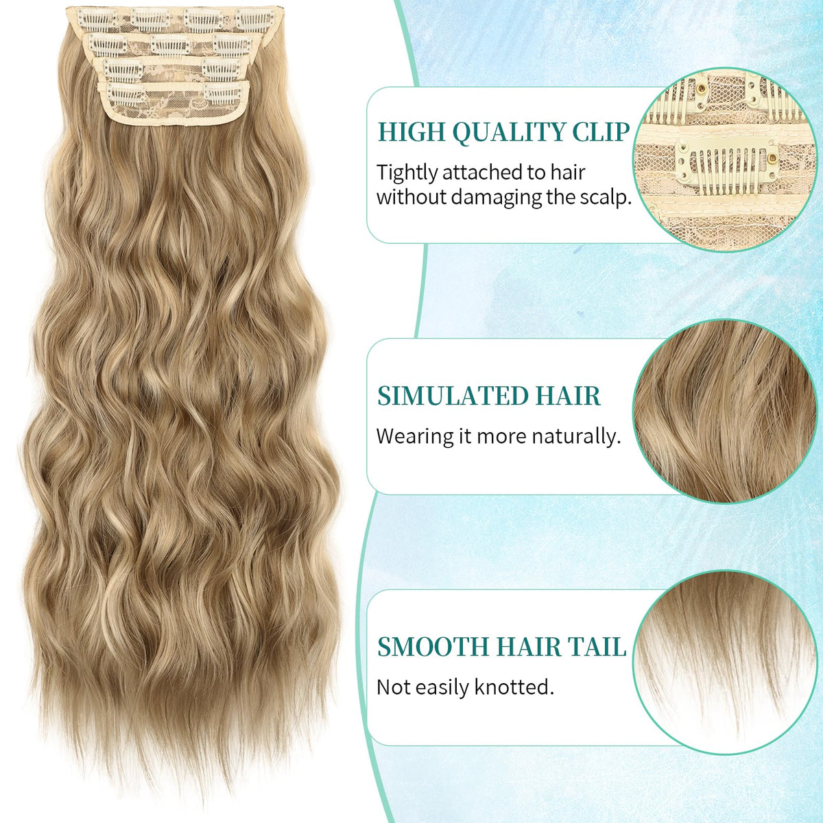KooKaStyle hair extensions styled on a mannequin