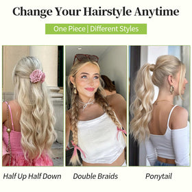 KooKaStyle Hair Extensions with adjustable hooks