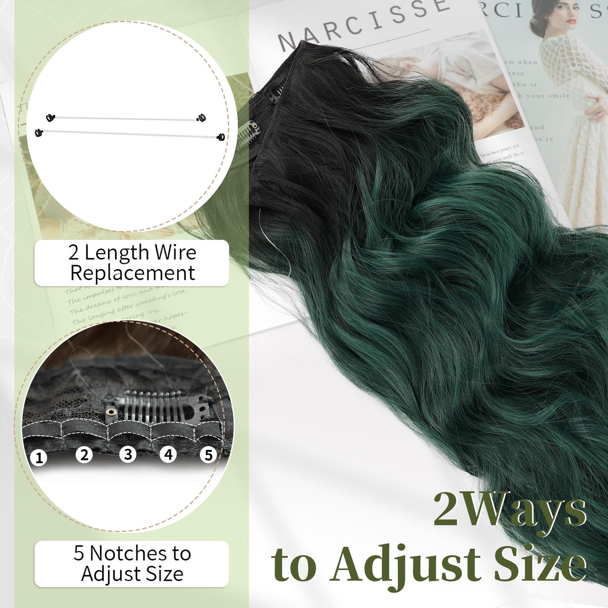 KooKaStyle Hair Extensions with clips and fishing wire