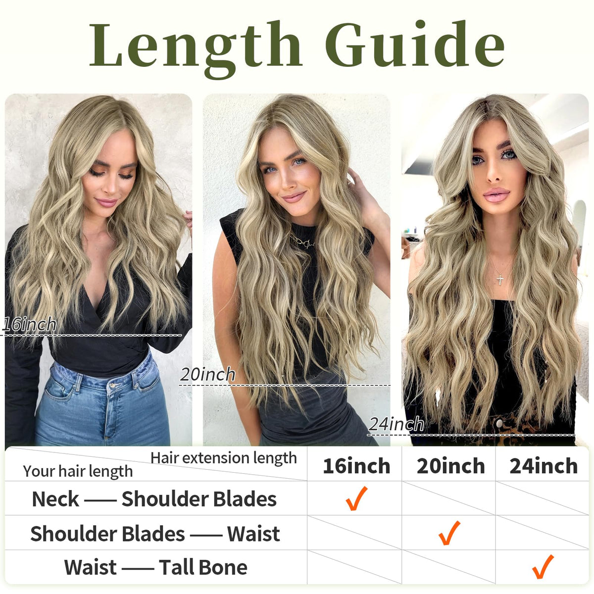 KooKaStyle Invisible Wire Hair Extensions in packaging