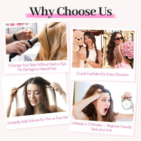KooKaStyle Wavy Clip in Hair Extensions packaging