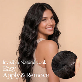 KooKaStyle Wavy Hair Extensions 20" Dark Brown package view