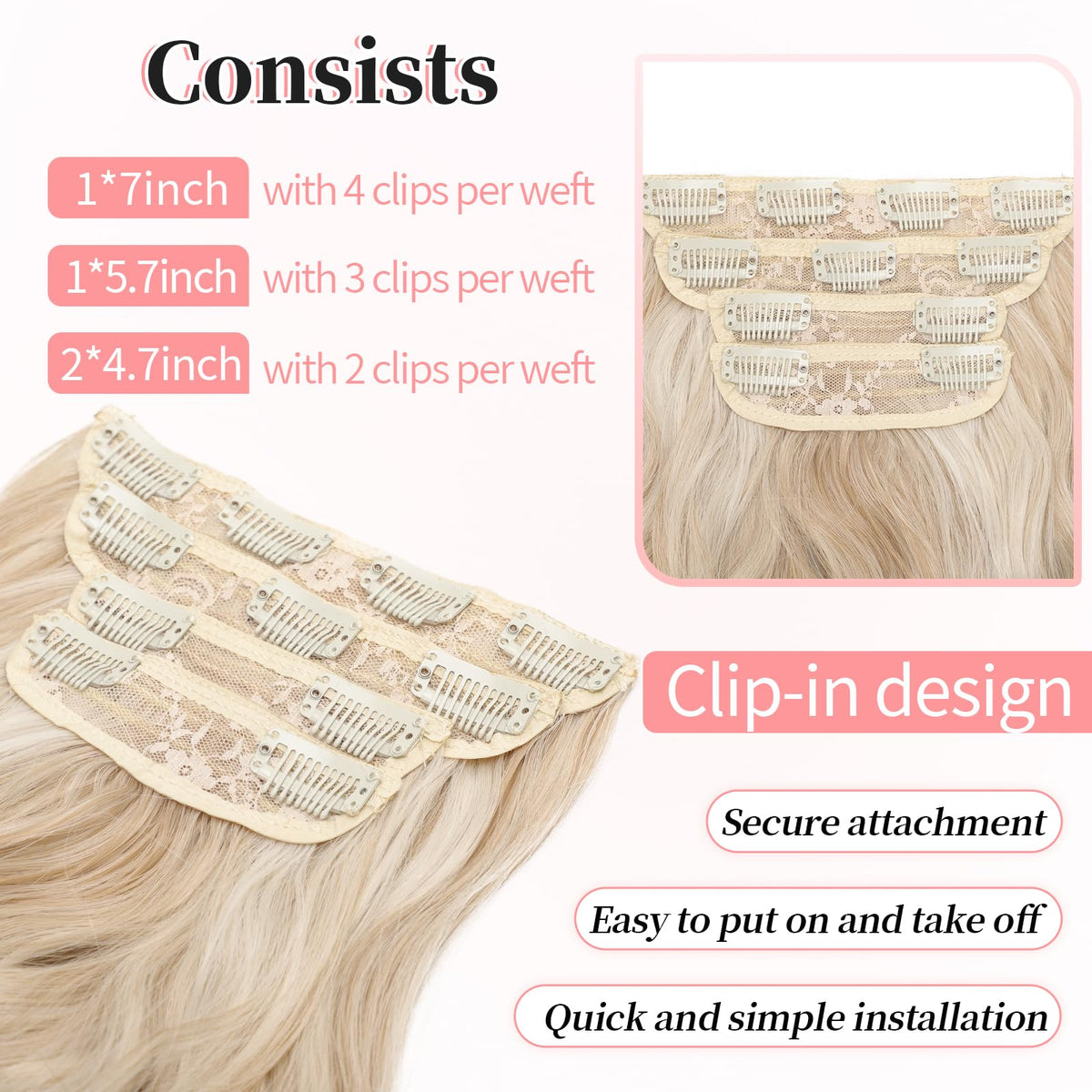 KooKaStyle Wavy Hair Extensions displayed in natural light
