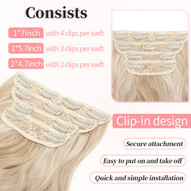 KooKaStyle Wavy Hair Extensions displayed in natural light