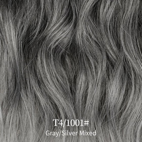 KooKaStyle Wavy Invisible Wire Clip In Hair Extensions showing wire setup
