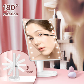 KOOKIN Lighted Makeup Mirror compact size for travel