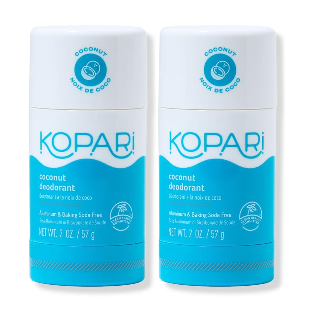 Kopari Coconut Deodorant 2 Pack front view