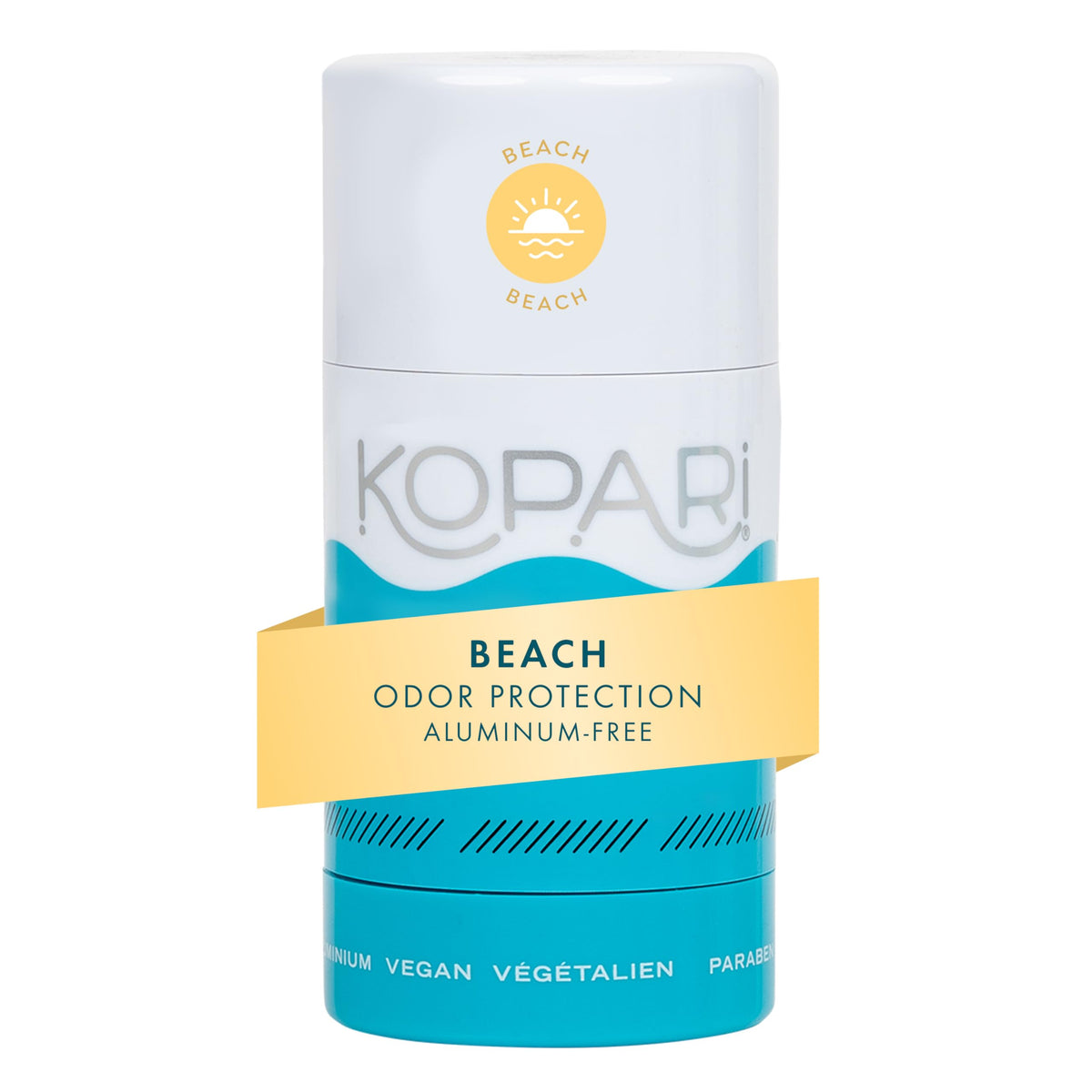 Kopari Coconut Deodorant Beach Scent front view packaging
