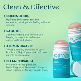 Kopari Coconut Deodorant Driftwood scent close-up