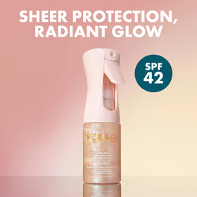 Kopari Rose Gold Sunglaze Sheer Body Mist SPF 42 back view