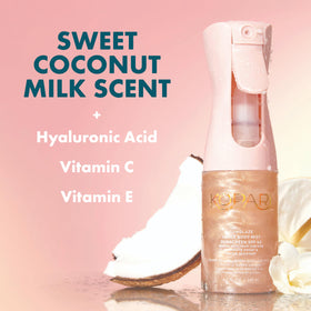 Kopari Rose Gold Sunglaze Sheer Body Mist SPF 42 packaging