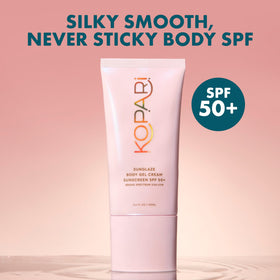 Kopari Sunglaze Body Gel Cream Sunscreen SPF 50+ texture close-up