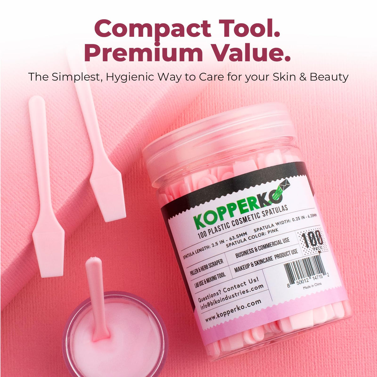 Kopperko Mini Face Cream Spatula for applying face masks