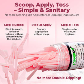 Kopperko Mini Face Cream Spatula for DIY skincare