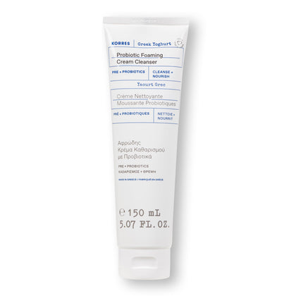KORRES Greek Yoghurt Foaming Cream Cleanser front view