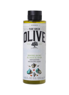 KORRES Pure Greek Olive Shower Gel Sea Salt front view