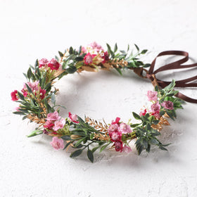 KorViSHOW Flower Crown in a decorative setting
