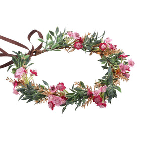 KorViSHOW Flower Crown worn at a wedding event