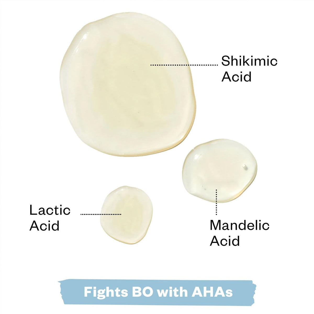 Kosas AHA Serum Deodorant Roll-On application on skin