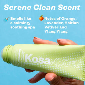 Kosas AHA Serum Deodorant Roll-On with packaging