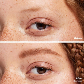 Kosas Air Brow Tinted Eyebrow Gel applicator close-up