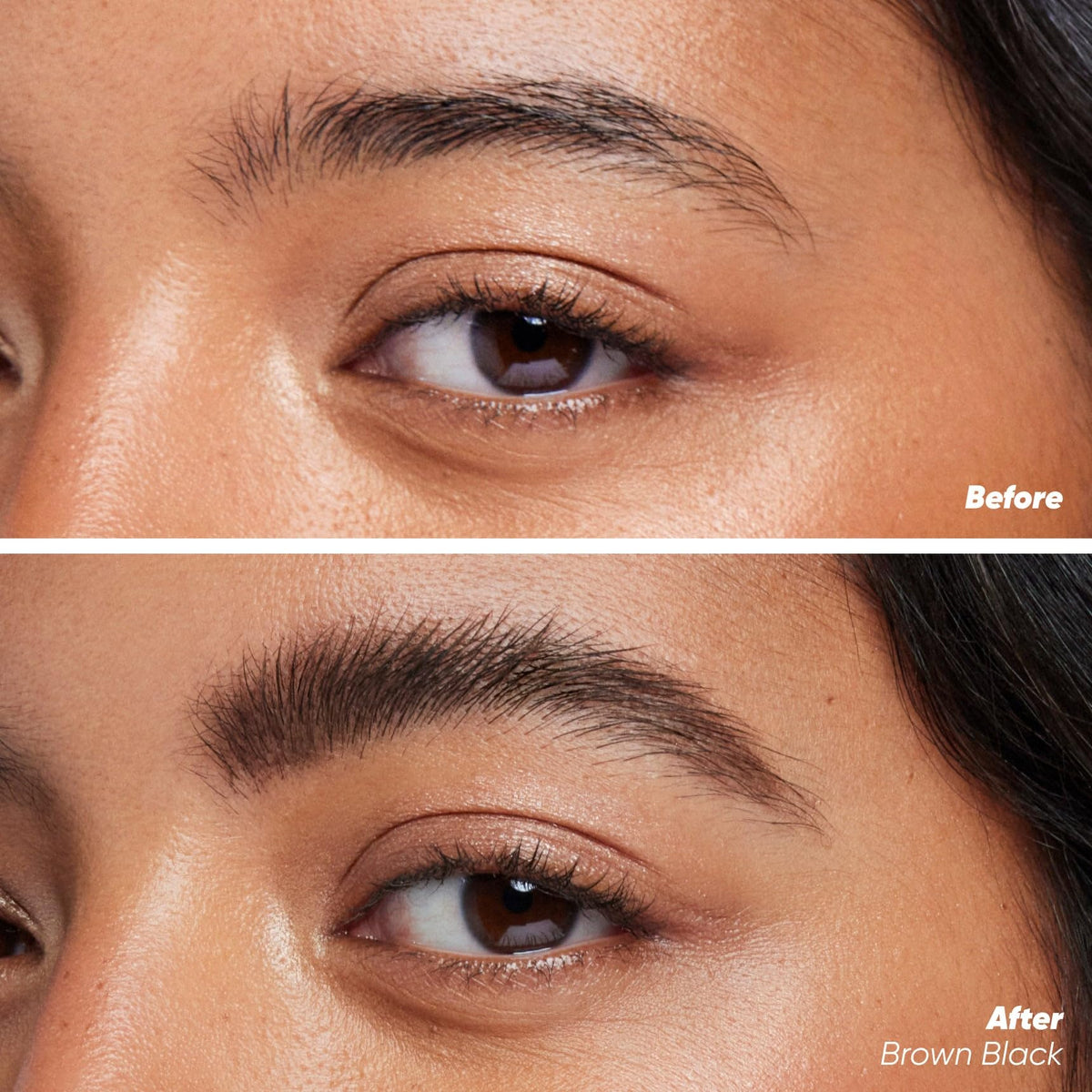 Kosas Air Brow Tinted Eyebrow Gel applicator close-up