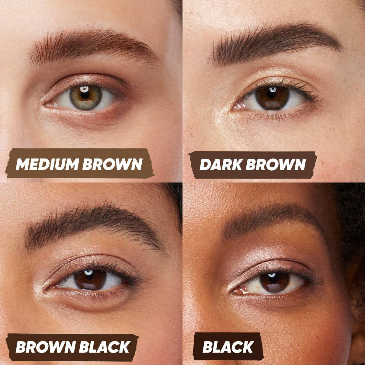 Kosas Air Brow Tinted Eyebrow Gel applied on brows
