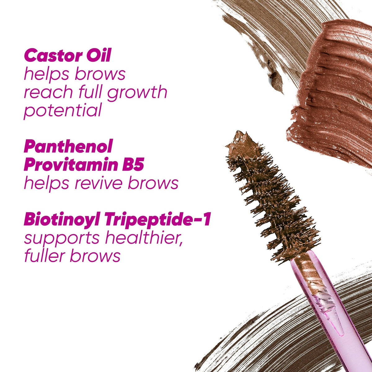 Kosas Air Brow Tinted Eyebrow Gel Medium Brown in use