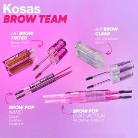 Kosas Air Brow Tinted Eyebrow Gel packaging