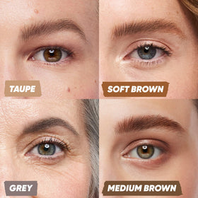 Kosas Air Brow Tinted Eyebrow Gel packaging details