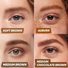 Kosas Air Brow Tinted Eyebrow Gel swatch on skin