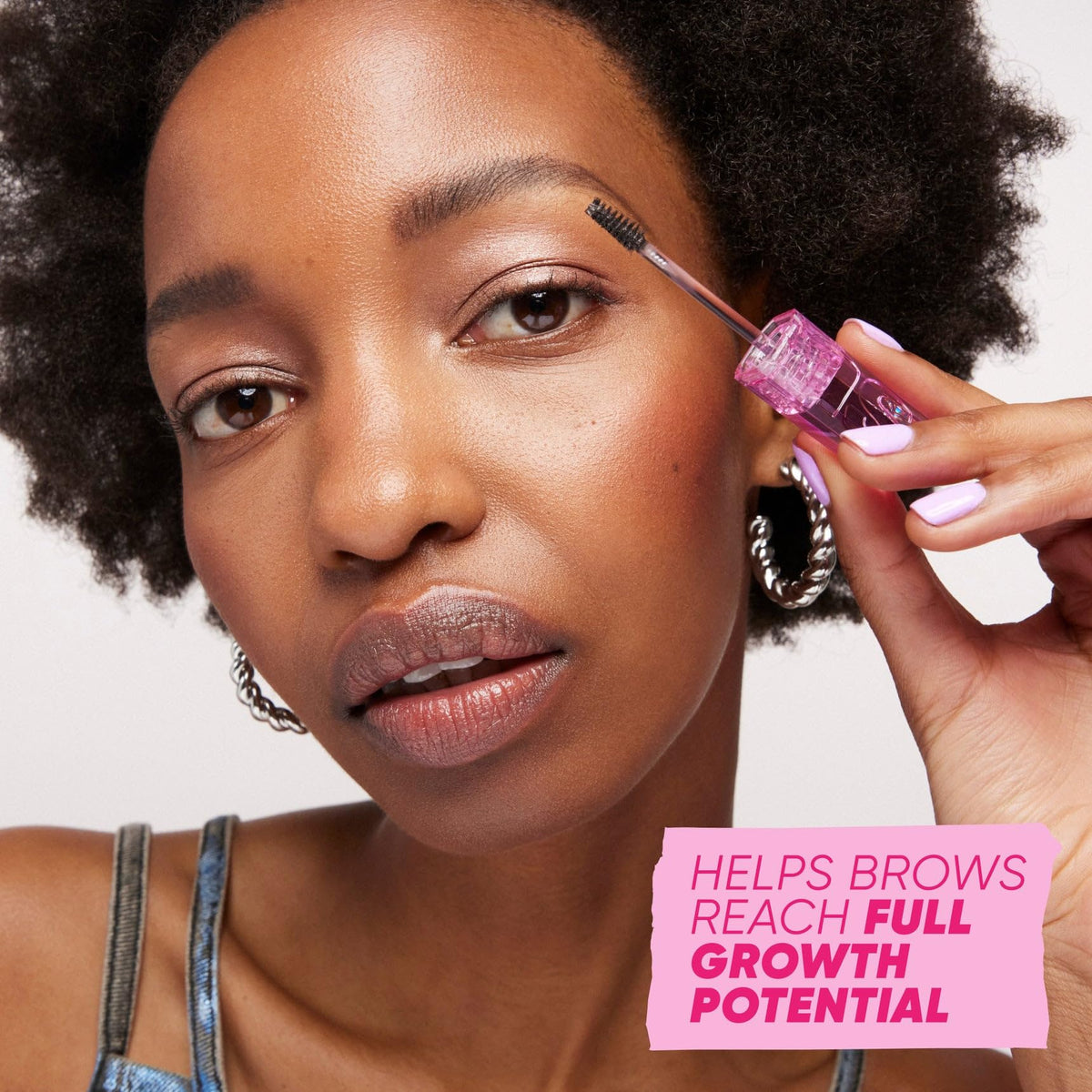 Kosas Air Brow Tinted Eyebrow Gel texture close-up