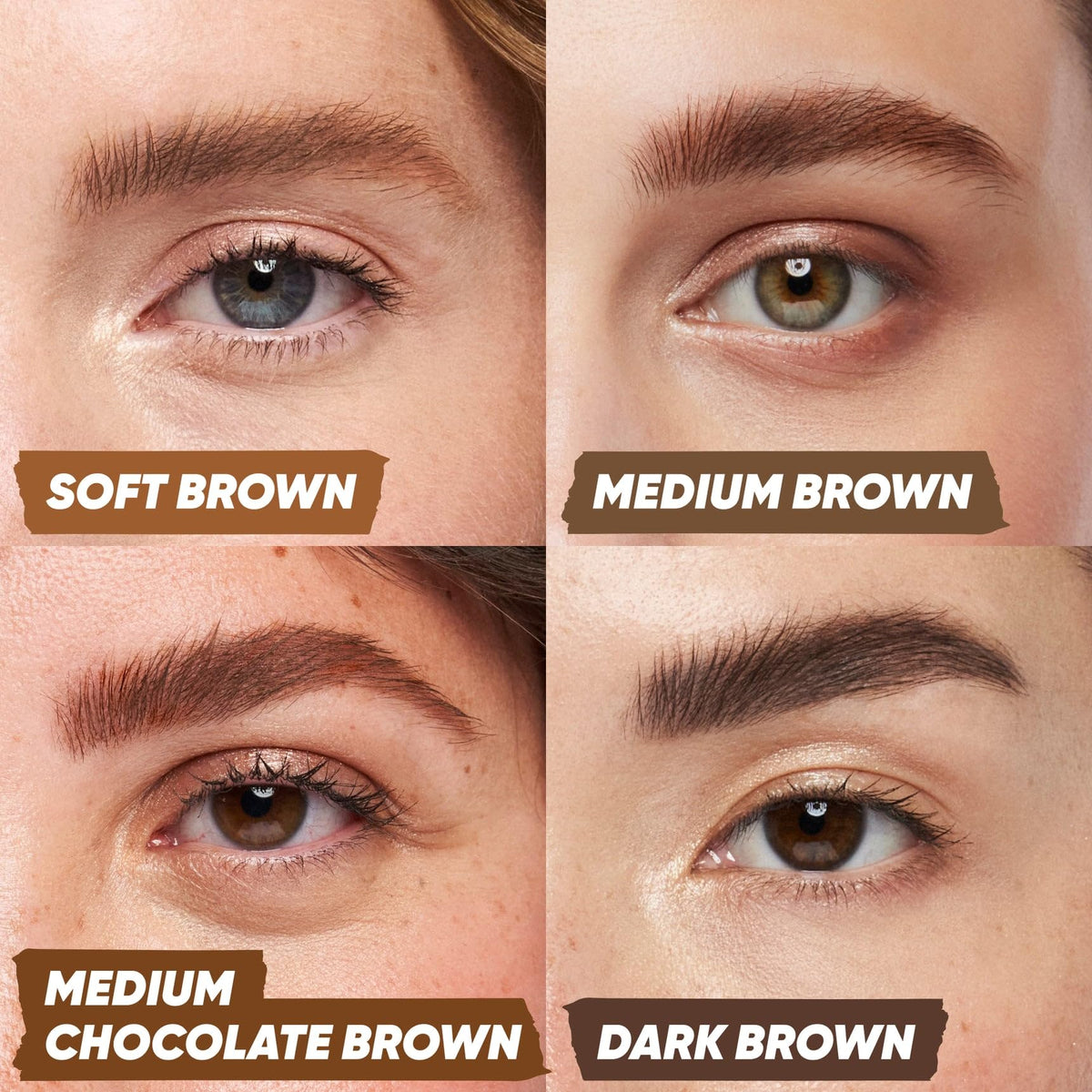 Kosas Air Brow Tinted Gel brush applicator close-up