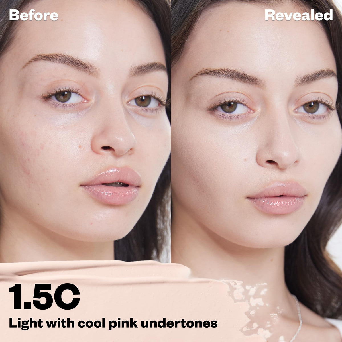 Kosas Revealer Concealer 1.5 C with applicator close-up
