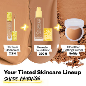 Kosas Revealer Concealer 7.3 N swatch on skin