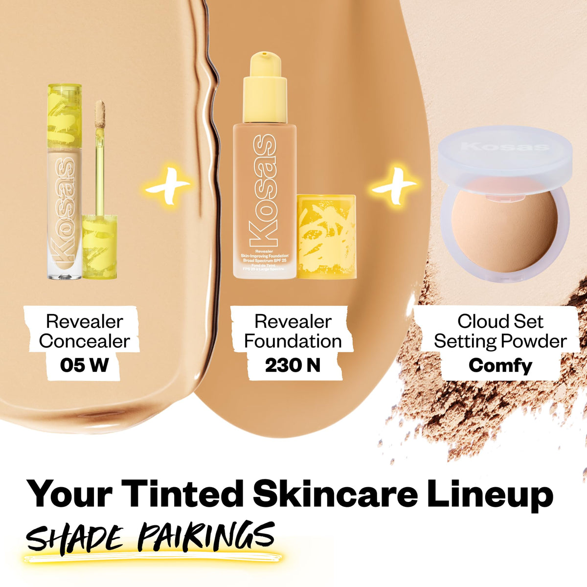 Kosas Revealer concealer blended with sponge