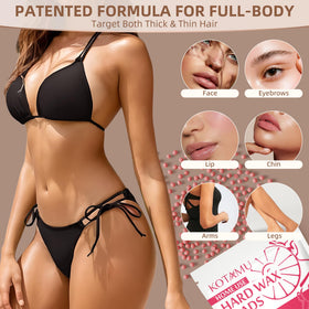 KOTAMU hard wax beads for sensitive skin display