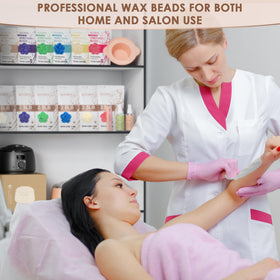 KOTAMU Hard Wax Beads lifestyle scene with user