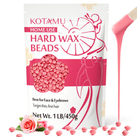 KOTAMU Professional Pink Hard Wax Beads 449g front view